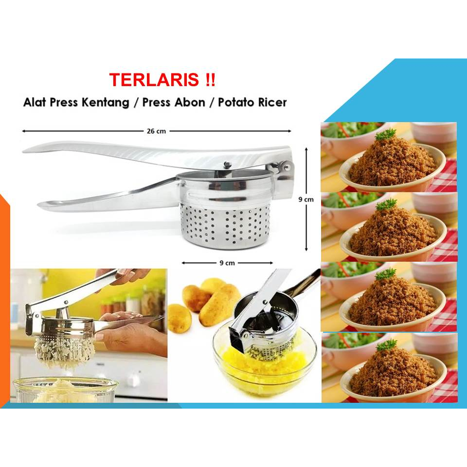 PEMERAS ABON  STAINLESS/ PRESS ABON/ POTATO RICER