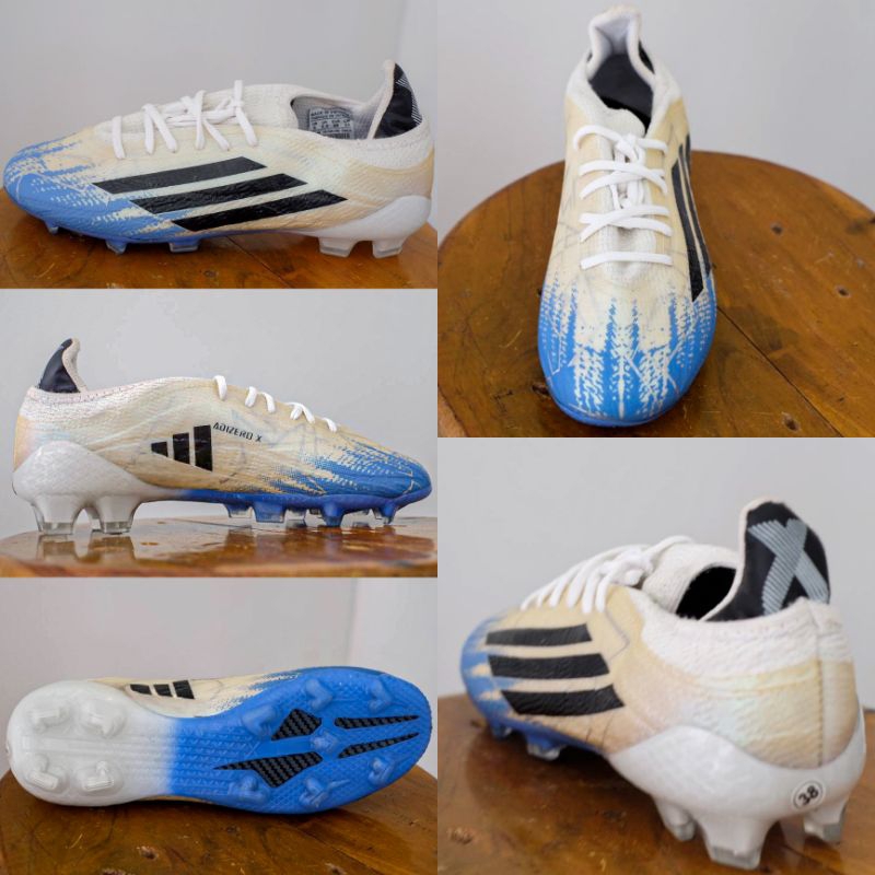 Adizero| sepatu bola adidas Adizero import premium biru