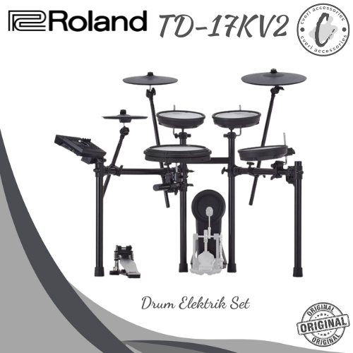 Roland TD17KV2 Drum Electric Set Original Elektrik TD-17KV2 TD-17 KV2