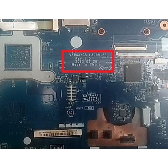 IC BIOS Lenovo G404 G505 VAWGA/GB LA-9912P REV 1.0