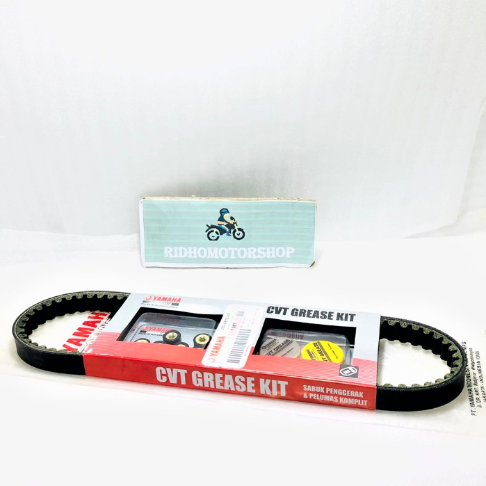 V-BELT VBELT VANBELT KIT SET KOMPLIT ROLLER 6 PCS  GREASE CVT YAMAHA MIO SPORTY MIO SMILE MIO SOUL F