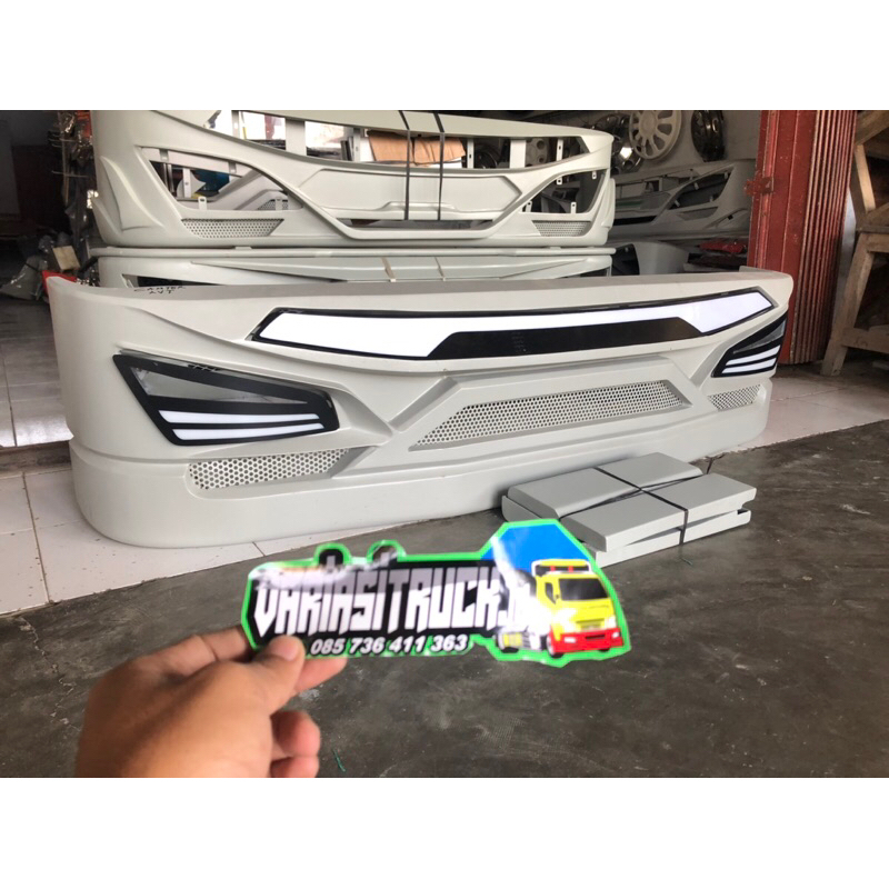 bemper Avante truk CANTER plat besi / bemper variasi