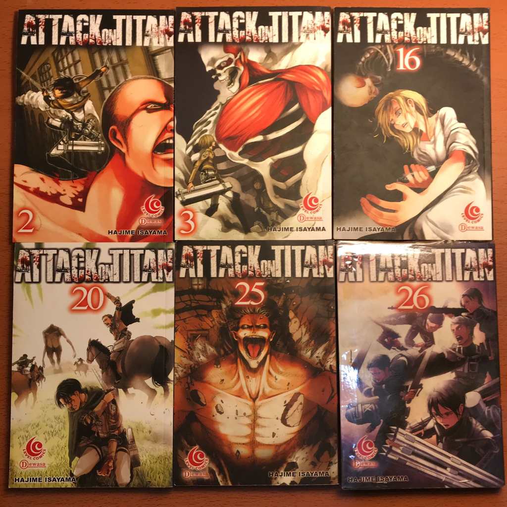 Komik Attack on Titan Volume 2-31 Preloved Ori