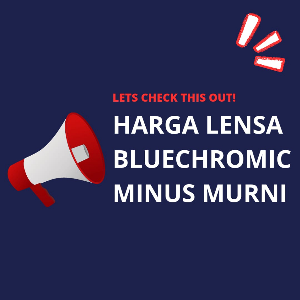 Lensa Bluechromic (CUSTOM Normal S/D Minus -4,00)