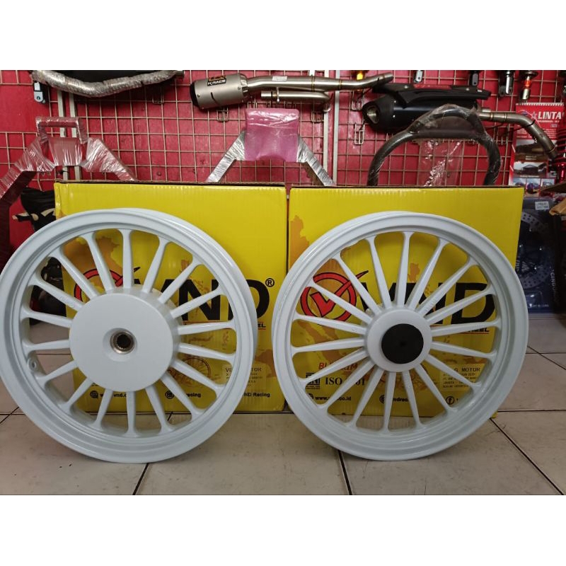 VELG VND P18 PUTIH HITAM SCOOPY BEAT VARIO 125