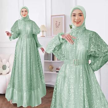 MAXI BELEVIA MAXI MAYUNG DRESS KONDANGAN SERAGAMAN NIKAH KEKINIAN TERBARU BAJU LEBARAN SORAA.014