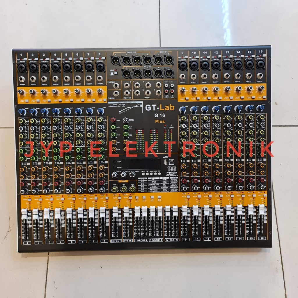 MIXER AUDIO GT LAB G16 PLUS/ GT LAB G 16PLUS 16CH BY RDW ORIGINAL