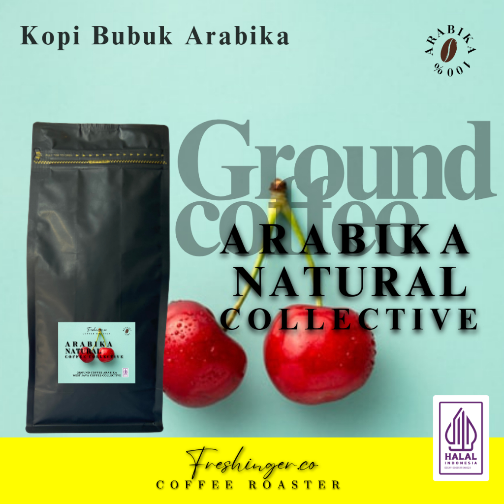 

Kopi Bubuk Arabika Proses Natural 200gram