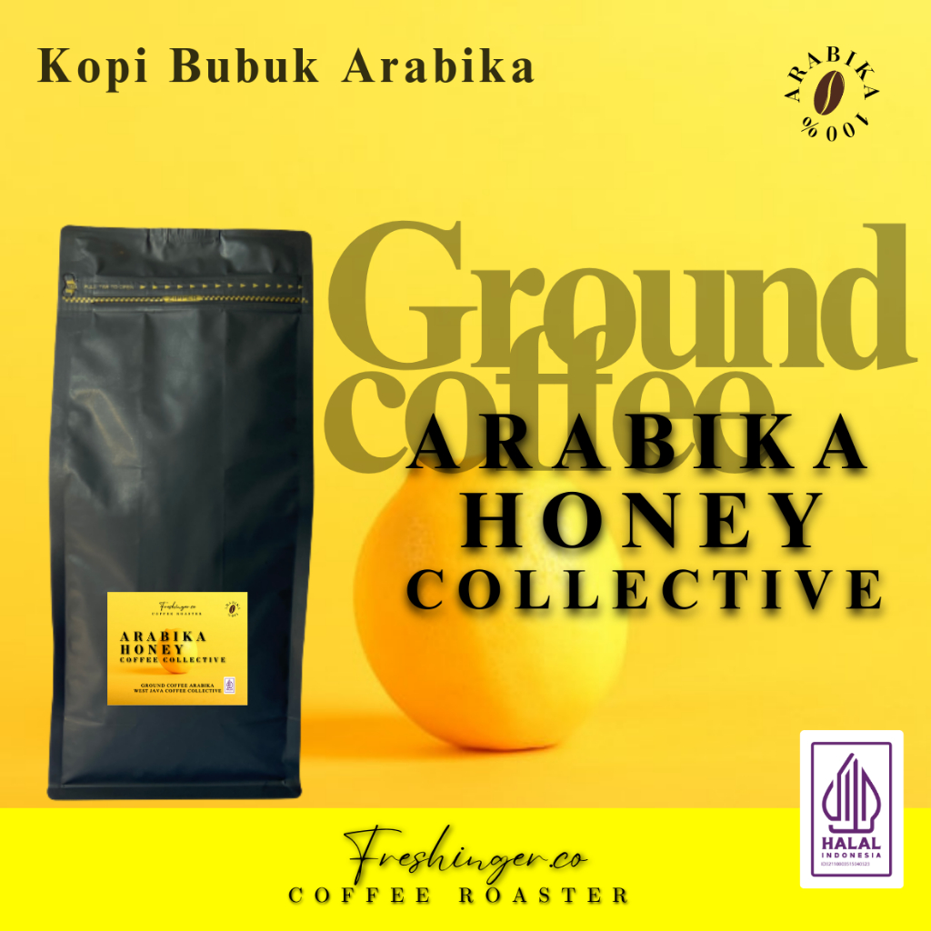 

Kopi Bubuk Arabika Proses Honey 200gram