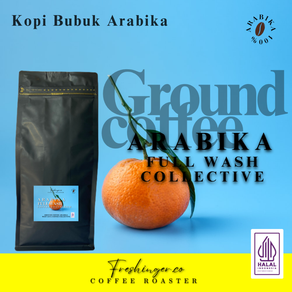 

Kopi Bubuk Arabika Full Wash Proses 200gram