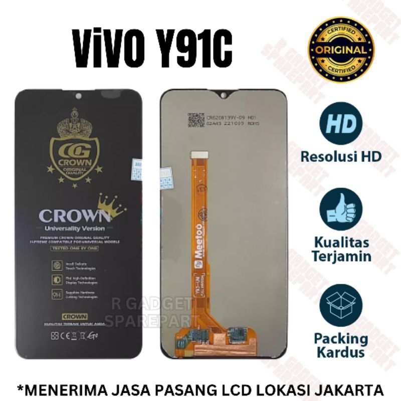 LCD TOUCHSCREEN VIVO Y91C CROWN QUALITY MEETOO LCD FULLSET