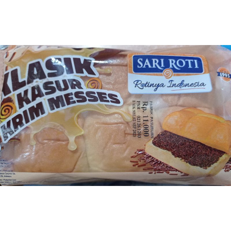 Sari Roti klasik kasur meses 185gr