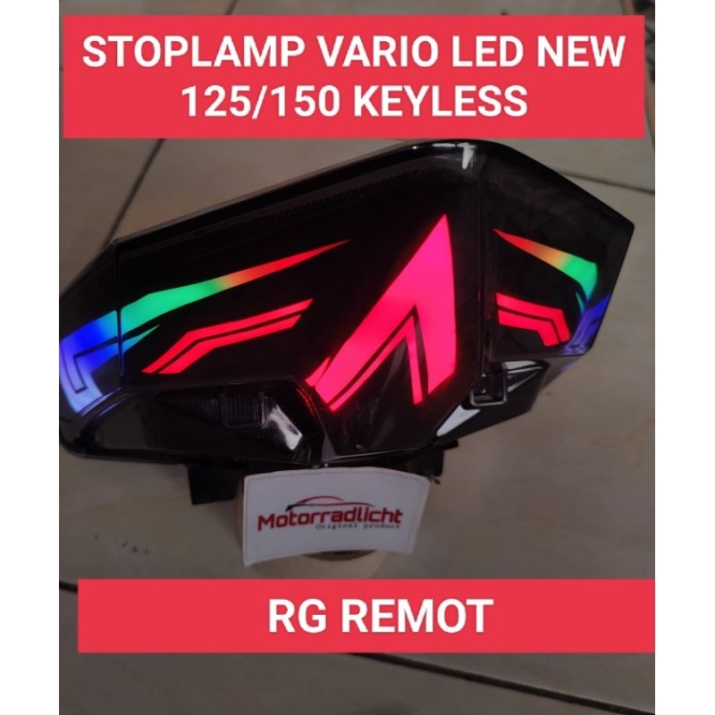 stoplamp Vario 125/150 NEW /KEYLESS RGB REMOT