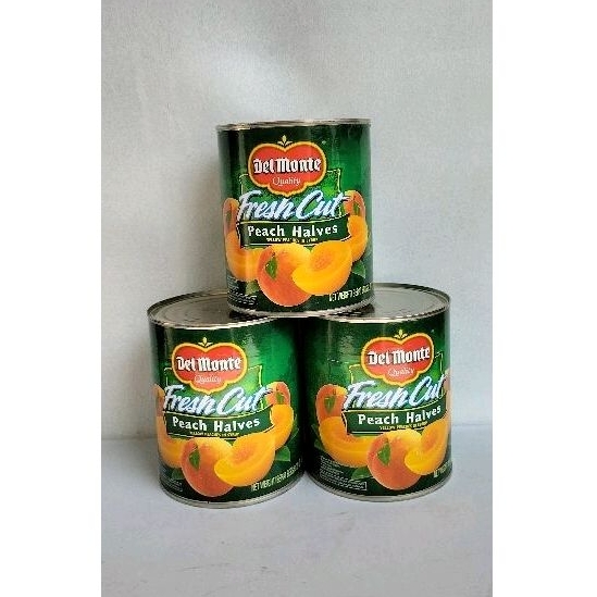 

Delmonte buah peach halves 825gr