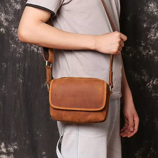 Tas Selempang Pria Kulit Asli Garut - Tas Kulit Pria Selempang Premium