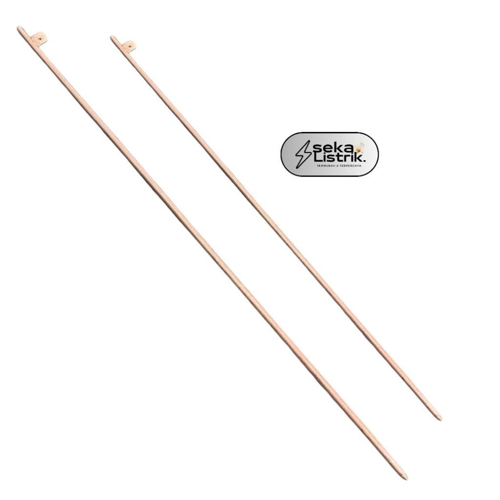 Besi Arde/Tiang Arde /Besi Ground /Ground Rood /Ground Rod-8mm 10mm 12mm 14mm 16mm (1.5m)