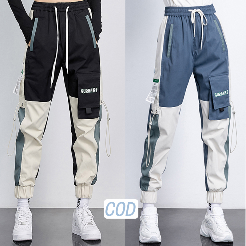 Celana cargo panjang wanita celana olahraga panjang wanita  Celana Jogging training parasut sweatpan