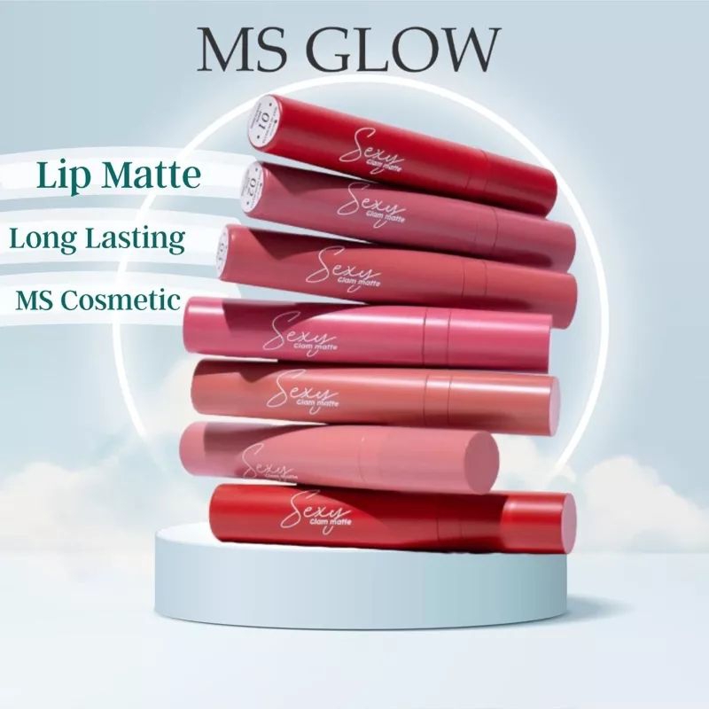 Sexy Glam Matte ms glow lipstik ms glow
