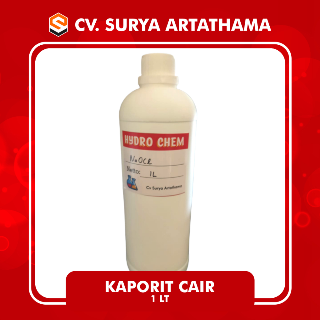 Kaporit Cair / Sodium Hipoklorit 12% 1 Kg
