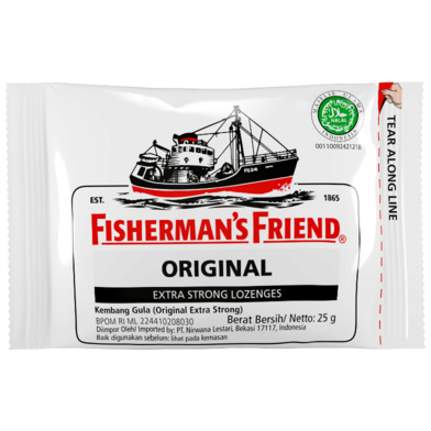 

Fisherman's Friend Rasa Original Extra Strong 1 Pack / Permen Pelega Tenggorokan