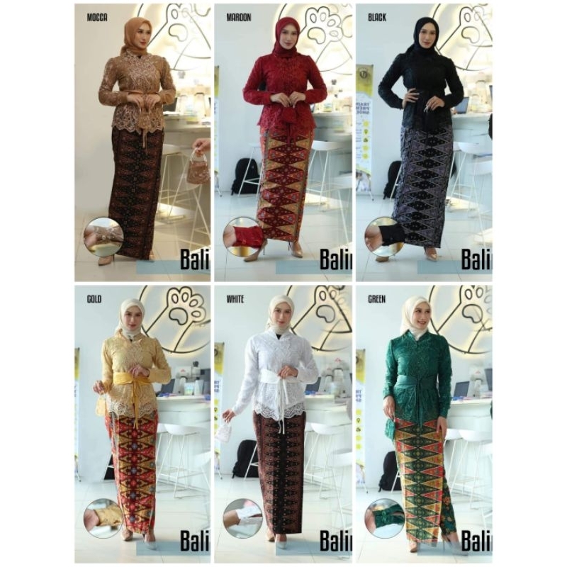 SET KEBAYA BALINESE / KEBAYA BALI MURAH / KEBAYA BALI TERBARU / SETELAN KEBAYA CANTIK