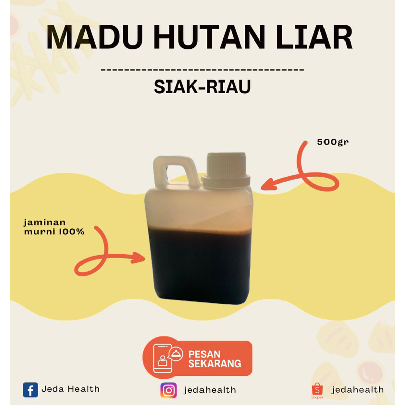 

Madu Premium Hutan Riau 500g