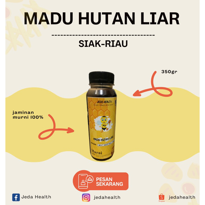 

Madu Premium Hutan Liar Riau 350g