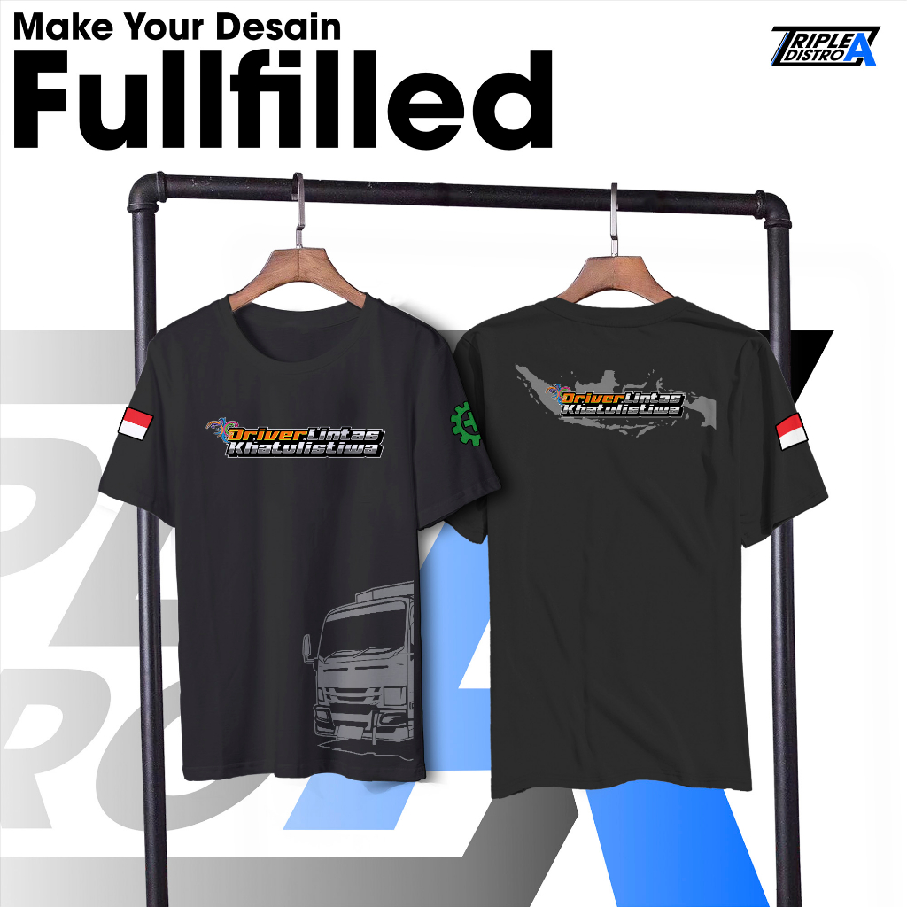 Kaos Driver Muda Truck Driver Lintas Khatulistiwa Edisi Canter Keren bangettt Inimah