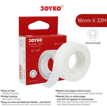 

Joyko Invisible Tape (Pita Invisible) IVT-601