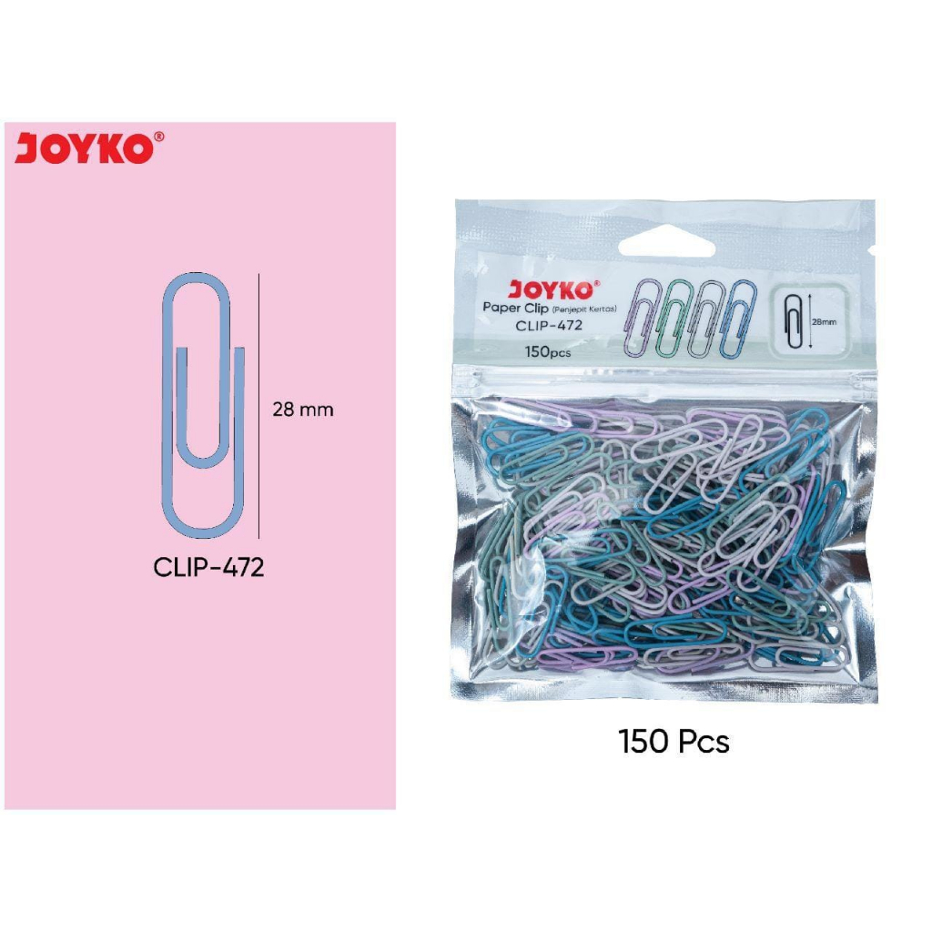 

Joyko Paper Clip ( Penjepit Kertas) CLIP-472