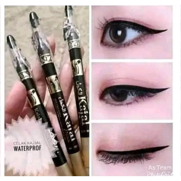 CELAK MATA KAJAL PENCIL Waterproof Untuk Mata Indah Warna Hitam Dari Herbal Pilihan Kesehatan_Cerianti