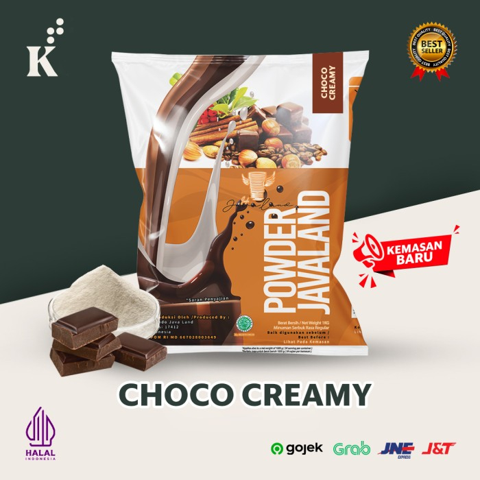 

Bubuk Minuman Creamy Chocolate Bubble Powder Drink Javaland 1kg