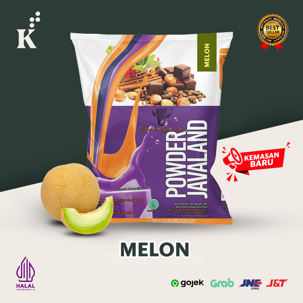 

Bubuk Minuman Melon Bubble Powder Drink ORIGINAL Javaland 1kg