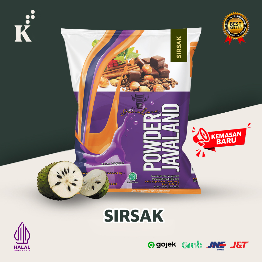 

Bubuk Minuman Rasa Sirsak Bubble drink Powder drink Ice Blended 1kg Javaland