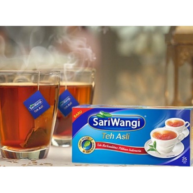 

Sari wangi 100% Teh Asli 25 Kantong Teh (Isi 3 Kotak/Box)