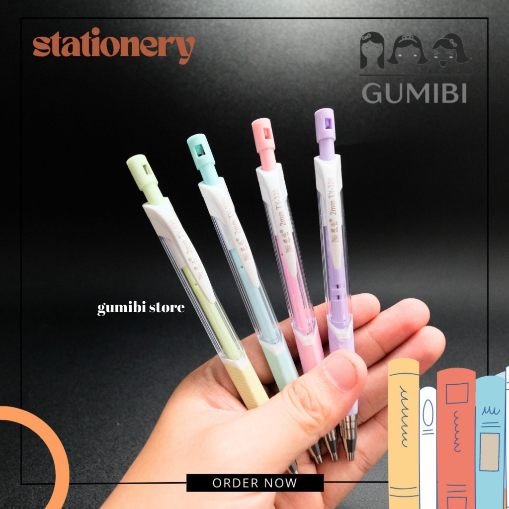 

PENSIL CETEK MAKARON UKURAN 2.0 MM TY 320 PENSIL MEKANIK FREE RAUTAN PENSIL TERMURAH UNIK GUMIBI STORE