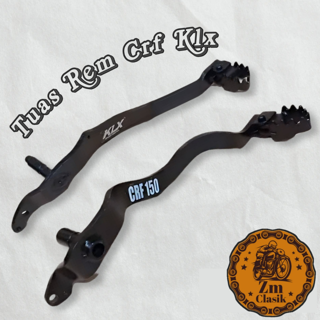 PEDAL REM TUAS REM CRF DAN KLX HITAM BAHAN TEBAL, PEDAL TUAS REM MOTOR NEW