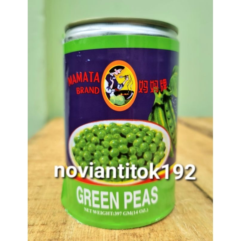 

KACANG POLONG / MAMATA GREEN PEAS / 397G