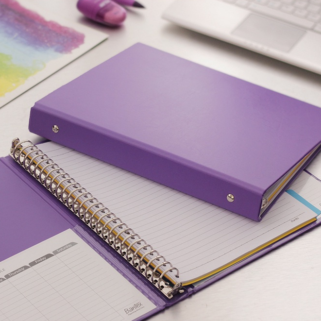 

Bantex Binder Polos B5 26 Ring Lilac Multiring Binder