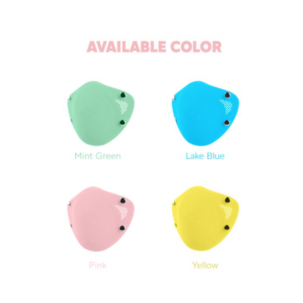 Promo Ulife Masker KN95 Silikon Reusable Washable Dewasa  Anak Anti Virus - Anak Pink Berkualitas