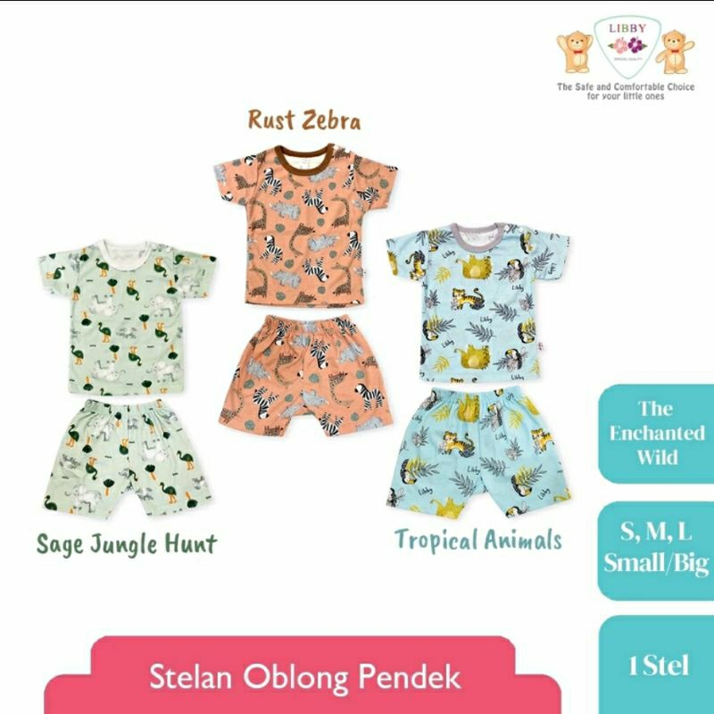 Libby Baby Baju Libby Setelan Pendek