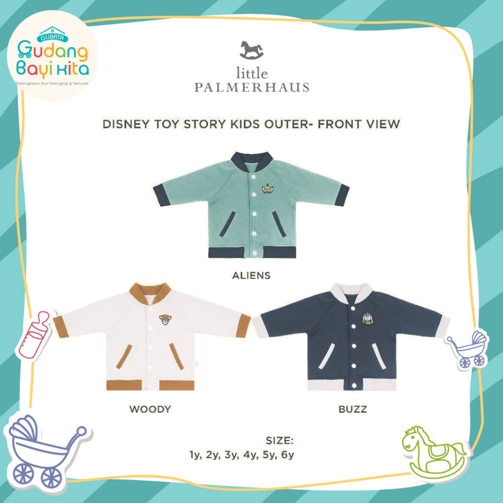 Little Palmerhaus Disney Toy Story Kids Outer - Jaket anak