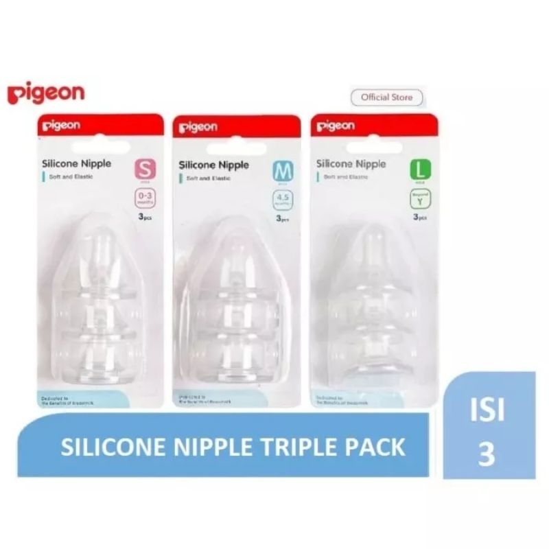 Pigeon Silicone Nipple | isi 3