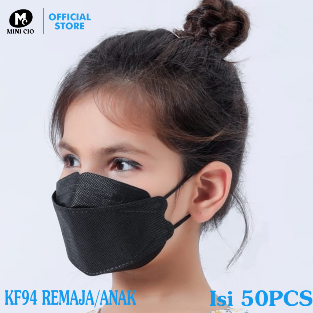 MASKER KF94 ANAK ISI 50PCS / MASKER KF94 ANAK POLOS / MASKER ANAK LAKI LAKI / MASKER ANAK PEREMPUAN