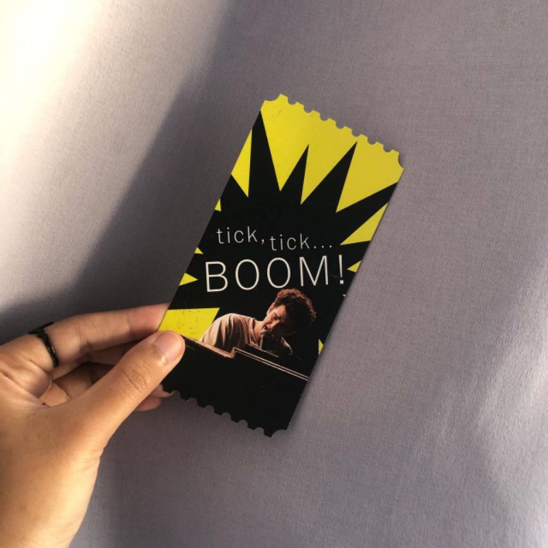 Collectible Ticket Tick Tick Boom Andrew Garfield Fanmade Korea