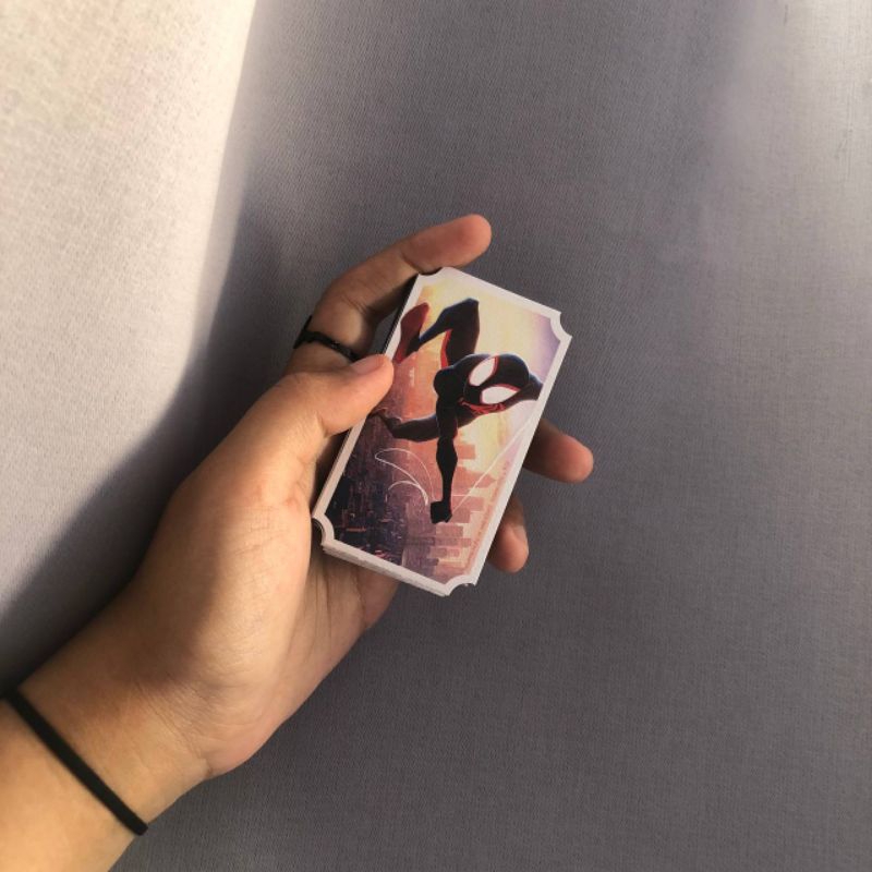 Collectible Ticket Spiderman Across The Spiderverse Original Mania Ticket Megabox Korea