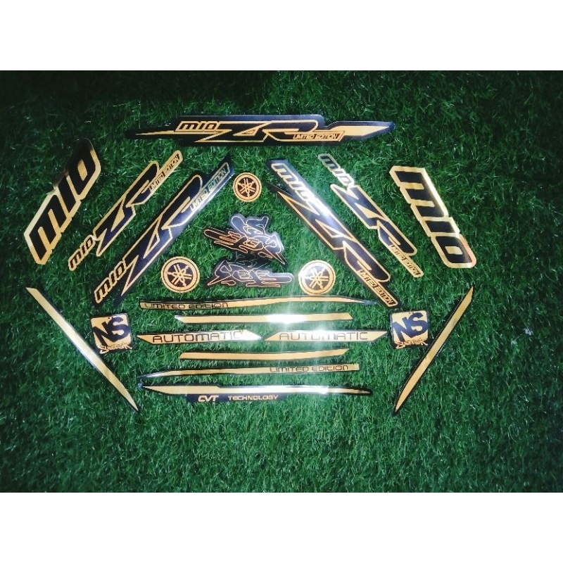 Stiker striping Mio sporty ZR gold