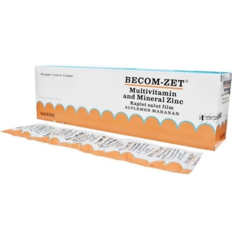 BECOMZET MULTIVITAMIN | BECOM ZET | BECOM-ZET | MULTIVITAMIN DAN ZINK | BECOM Z