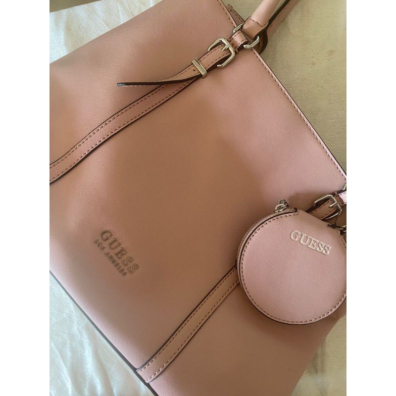 (Preloved) GUESS Tas Wanita - Soft Pink