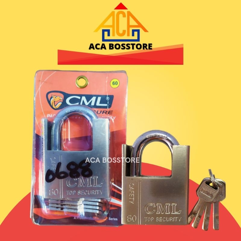 Gembok jaket 60 mm Camel / Gembok gudang / Gembok pagar / Gembok rumah